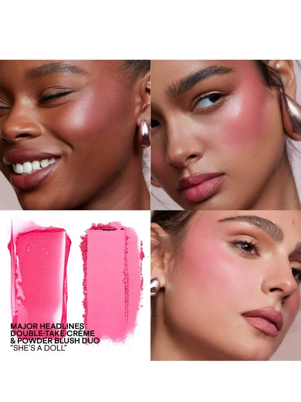 Patrick Ta Major Headlines Double Take Crème & Powder Blush Duo She’s a Doll